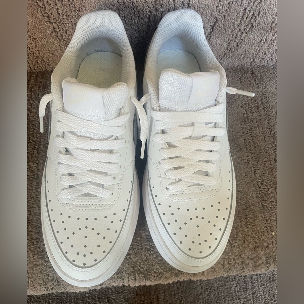 Nike Women's Court Vision Low Alta Platform Shoes